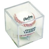 Baseball Cube Stand Display Case