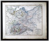 1845 Stieler Map - Northeast Germany