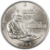Madison's Bill of Rights Silver Half Dollar
