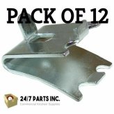 Zinc Plated Shelf Support Clips Pack