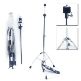 Sturdy Hi-Hat Cymbal Stand with Double Bracing