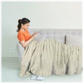 Cozy Striped Cashmere Throw