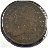 Antique Copper Liberty Coin