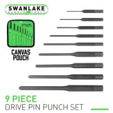 Precision Punch Set with Holder and Spring for Gunsmithing and Repairs