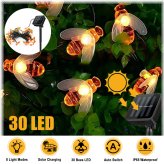 Bee Illumination Solar String Lights