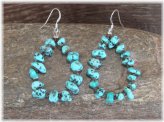 Southwest Turquoise Dangle Earrings by Louise Joe
