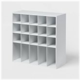 White Cubby Shoe Organizer