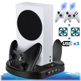 Xbox Series S Vertical Stand with USB Cooling Fan