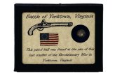 Yorktown Pistol Ball with Display Case and Certificate of Authenticity