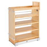 SoftGlide Base Cabinet Organizer with Slow-Close Drawer