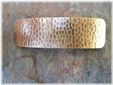 Rustic Brass French Clip Hair Barrette