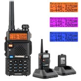 Dual Band Ham Radio Walkie Talkie with VHF UHF Transmission - BAOFENG UV-5R