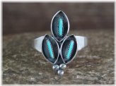 Southwest Turquoise Cluster Ring