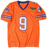 Sandler Orange Bobby Boucher #9 Football Jersey