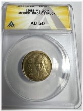 Mexican Mint Error 20 Peso Coin (1988)