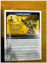 Ork Warboss with Attack Squig Miniature