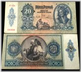 Hungary 20 Pengo Circulated (Fine) 1941 Banknote