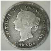 Victorian Era Canadian Silver Nickel