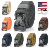 MagBuckle Nylon Belt: 8 Color Options for Tactical Style and Convenience