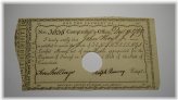 Connecticut Colonial Currency Note - 10 Shillings, 1789 Signed by Ralph Pomeroy