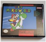 Pixel Perfect Console Protector: Premium Storage Solution for Super Mario World on SNES