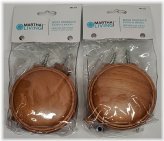 Heritage Oak Wood Curtain Holdback Set