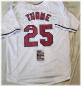 Jim Thome Autographed Cleveland Indians Custom Style Jersey