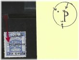 Palestinian Philatelic Rarity: 1921 Ten Piasters S.G. 56 - Extra Dash Above "P