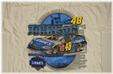 Jimmie Johnson #48 Lowe's Racing T-shirt