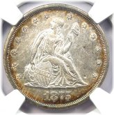 1875-P NGC AU Details Rare Date Coin