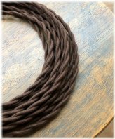 Vintage Twisted Cotton Covered Wire