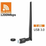 WirelessLink 1200: High-Speed Dual Band USB WiFi Adapter with Antenna