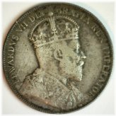 Edwardian Canadian Silver Half Dollar