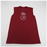 Crimson USC Trojans Nike Dri-Fit Sleeveless Shirt