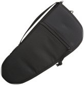 Black Cordura Pistol Case with Soft Lining