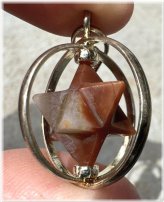 Carnelian Joyful Courage Spinner Pendant