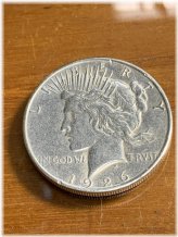 1926-S Peace Dollar in VF+ Condition