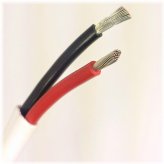 Marine Grade Tinned Copper Flat Wire - Black/Red