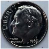 Silver Proof Roosevelt Dime