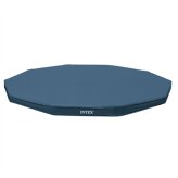 Round Blue Pool Cover