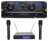 MediaPro Dual Deck Player with Wireless Microphones