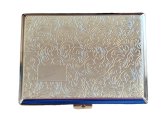 Vintage Double-Sided Metal Cigarette Case for Kings and 100's