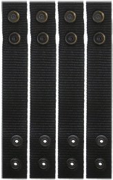 Black Tactical Belt Keeper Set