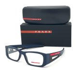 Skyline Matte Blue Black 55mm Eyeglasses