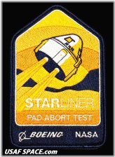 Starliner Pad Abort Test NASA 5" Space Patch