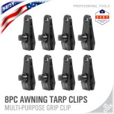 SecureHold Tarp Clips and Clamps Set