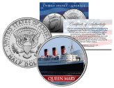 Queen Mary JFK Half Dollar Collectible