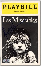 The Broadway Belle Autograph