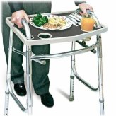 North American Tray Table with Non-Slip Grip Mat