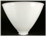 Frosted Ivory Glass Reflector Shade